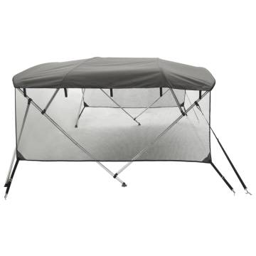 4-Bow Bimini Top with Mesh Sidewalls - UV & Water Resistant