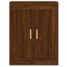 Wall Mounted Cabinets - 2 pcs Brown Oak Engineered Wood