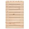 Laundry Basket 44x44x66 cm - Solid Pine Wood Storage Solution