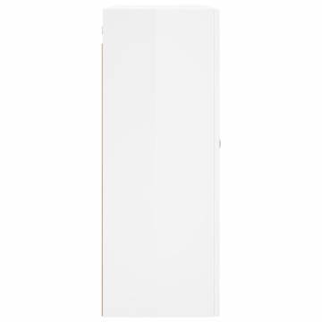 Stylish Wall Mounted Cabinets - High Gloss White | Hipo Market