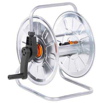 Wall Mounted Hose Reel for 50m 1/2" Hose - Galvanized Steel