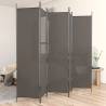 5-Panel Room Divider Anthracite - 250x220 cm Fabric | HiPoMarket