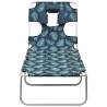 Folding Sun Lounger with Head Cushion | Stylish and Durable