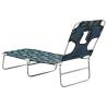 Folding Sun Lounger with Head Cushion | Stylish and Durable