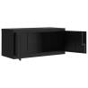 File Cabinet Black 90x40x240 cm Steel | Durable & Stylish