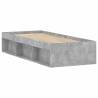 Concrete Grey Bed Frame 75x190 cm - Stylish & Practical