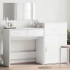 3 Piece Dressing Table Set White Engineered Wood Colour white Number of 1 