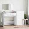 3 Piece White Dressing Table Set - Elegant & Modern Design