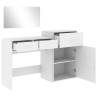 3 Piece White Dressing Table Set - Elegant & Modern Design