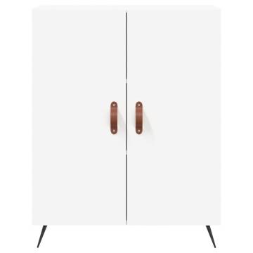 Stylish Highboard White 69.5x34x180 cm - Hipomarket