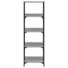 Bookshelf Grey Sonoma 50x33x153 cm | Durable Engineered Wood