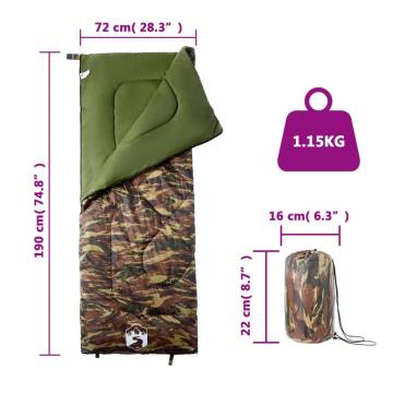 Comfortable 3-Season Sleeping Bag for Adults | HipoMarket