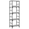 Bookshelf Grey Sonoma 50x33x153 cm | Durable Engineered Wood