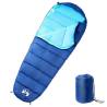 Mummy Sleeping Bag for Adults Camping 3 Seasons Colour navy and blue Quantity in Package 1 