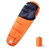 Mummy Sleeping Bag for Adults Camping 3 Seasons Colour orange and black Quantity in Package 1 