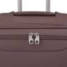 3 Piece Soft Case Trolley Set in Coffee - Durable & Stylish