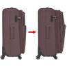 3 Piece Soft Case Trolley Set in Coffee - Durable & Stylish