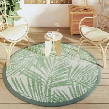 Outdoor Carpet Green Ø160 cm - Stylish & Durable | Hipo Market