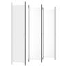 6-Panel Room Divider White 300x220 cm - Stylish Privacy Screen