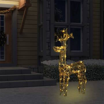 Reindeer Christmas Decoration - 90 LEDs | Winter Decor