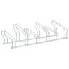 Bicycle Stand for 6 Bikes Floor Freestanding Galvanised Steel Colour silver Bicycle Capacity 6 Model polygon 