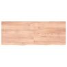 Light Brown Solid Wood Bathroom Countertop | 160x60 cm