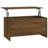 Brown Oak Coffee Table with Lift-Top Design | HipoMarket