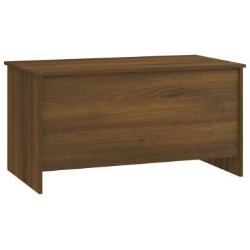 Brown Oak Coffee Table with Lift-Top Design | HipoMarket