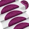 Carpet Stair Treads 15 pcs Violet 56x17x3 cm Colour violet Size 56 x 17 x 3 cm Quantity in Package 15 