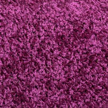 Carpet Stair Treads 15 pcs Violet - Non-slip Protection