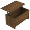 Brown Oak Coffee Table with Lift-Top Design | HipoMarket