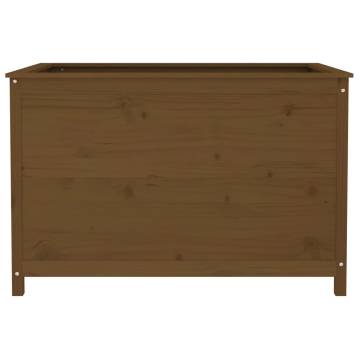 Honey Brown Garden Raised Bed - Solid Pine Wood | Hipo Market