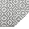 Stylish Outdoor Carpet Grey 80x150 cm - UV Resistant