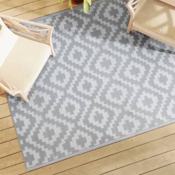 Trendy Outdoor Carpet Grey 160x230 cm - Durable & UV-Resistant