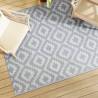 Outdoor Carpet Grey 160x230 cm PP Colour white and light grey Size 160 x 230 cm Quantity in Package 1 