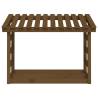 Firewood Rack Honey Brown | Solid Pine | 108x64.5x78 cm