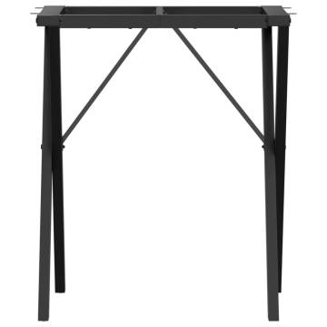 X-Frame Dining Table Legs - Durable Cast Iron Design