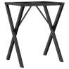 X-Frame Dining Table Legs - Durable Cast Iron Design