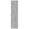 Stylish Grey Sonoma Wardrobe - 100x50x200 cm Engineered Wood