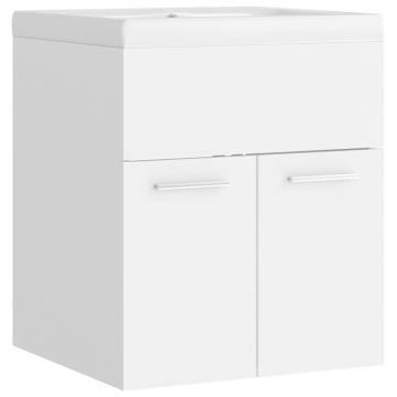 Sink Cabinet with Built-in Basin - Modern Bathroom Storage