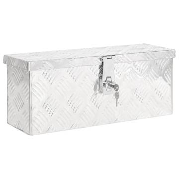 Storage Box Silver 50x15x20.5 Aluminium - Durable & Compact