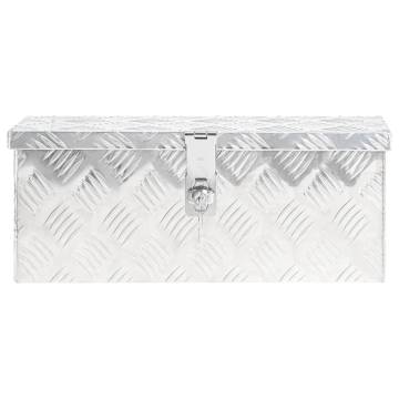 Storage Box Silver 50x15x20.5 Aluminium - Durable & Compact