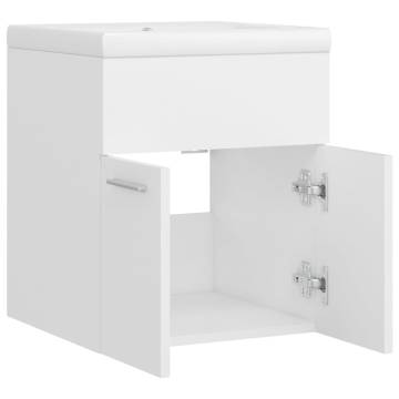 Sink Cabinet with Built-in Basin - Modern Bathroom Storage