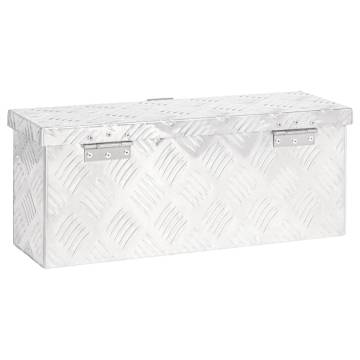 Storage Box Silver 50x15x20.5 Aluminium - Durable & Compact