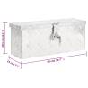 Storage Box Silver 50x15x20.5 Aluminium - Durable & Compact