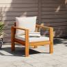 Garden Chair with Cushions Solid Wood Acacia Colour cream Quantity in Package 1 Model armchair 