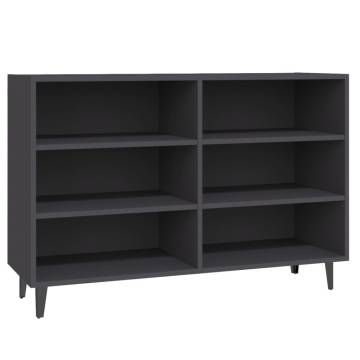 Elegant Grey Sideboard - 103.5x35x70 cm - Durable Design