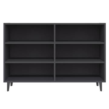 Elegant Grey Sideboard - 103.5x35x70 cm - Durable Design