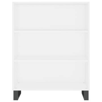 Stylish Highboard White 69.5x32.5x180 cm - Modern Storage Solution