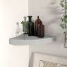 Floating Corner Shelf Grey 25x25x3.8 cm MDF Colour grey Size 25 x 25 x 3.8 cm Quantity in Package 1 Number of Pieces 